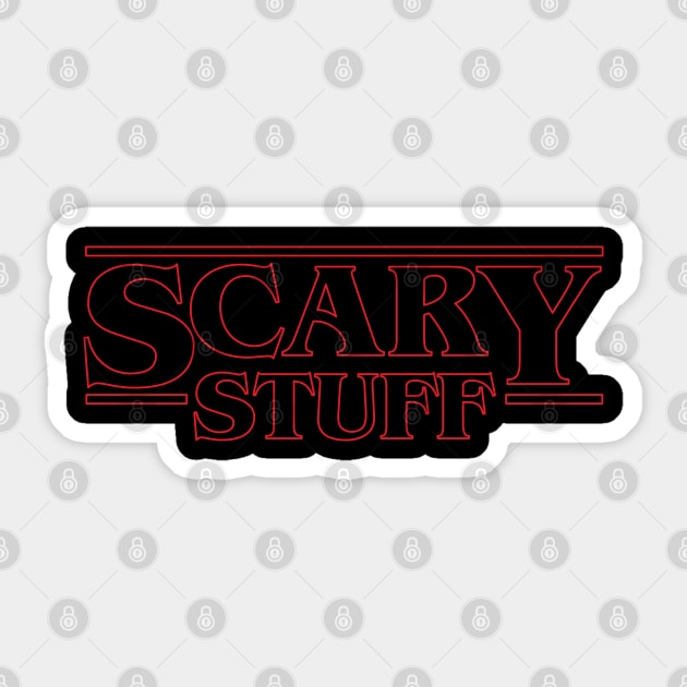 Scary Stuff Sticker by Surf N Stomp